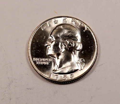 1959 TYB Washington Quarter * Gem BU+++ * Type B (proof reverse) * XQ720