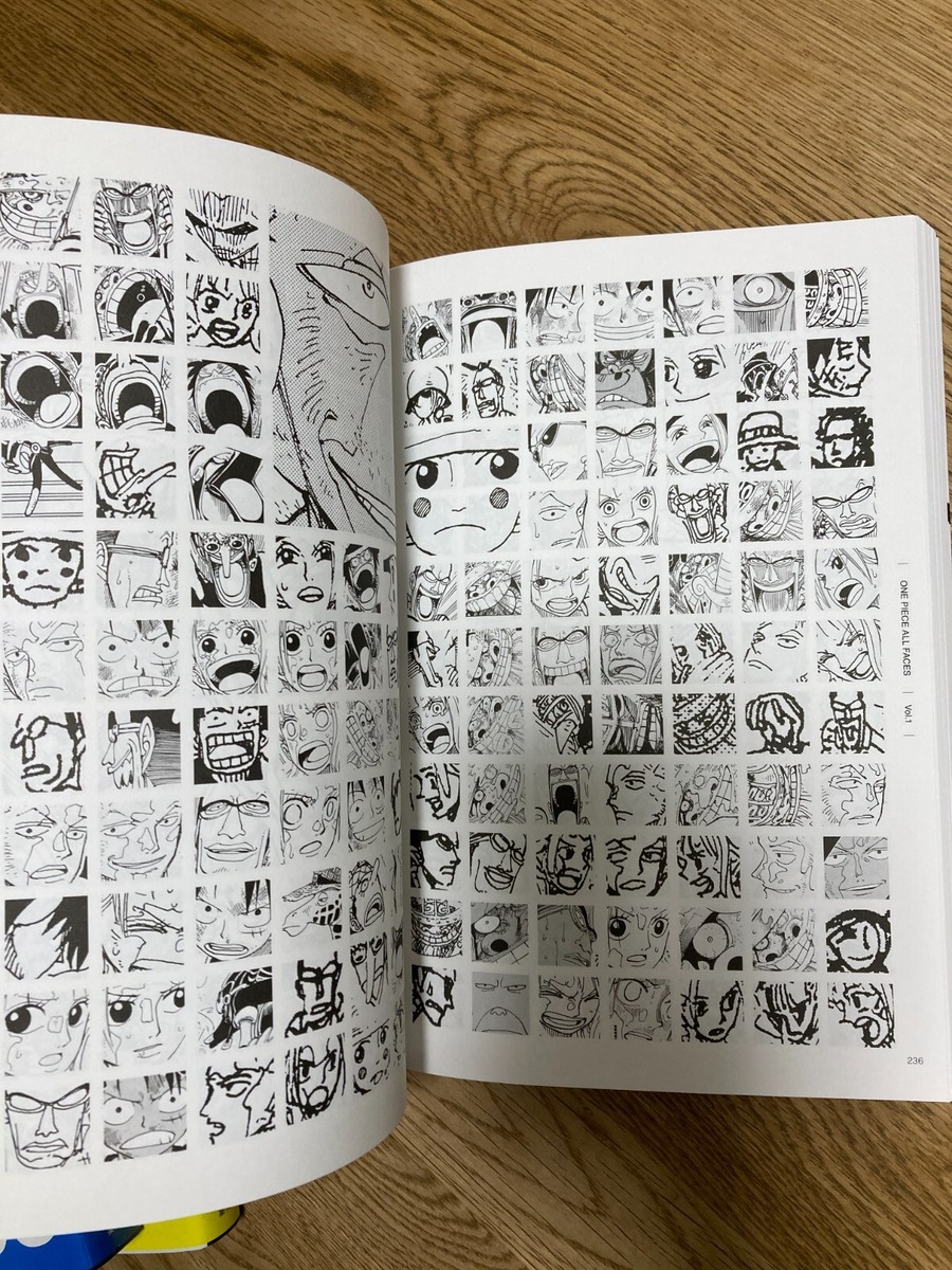 ONE PIECE ALL FACES 1 2 3 Set Anime Comics Manga Magazine