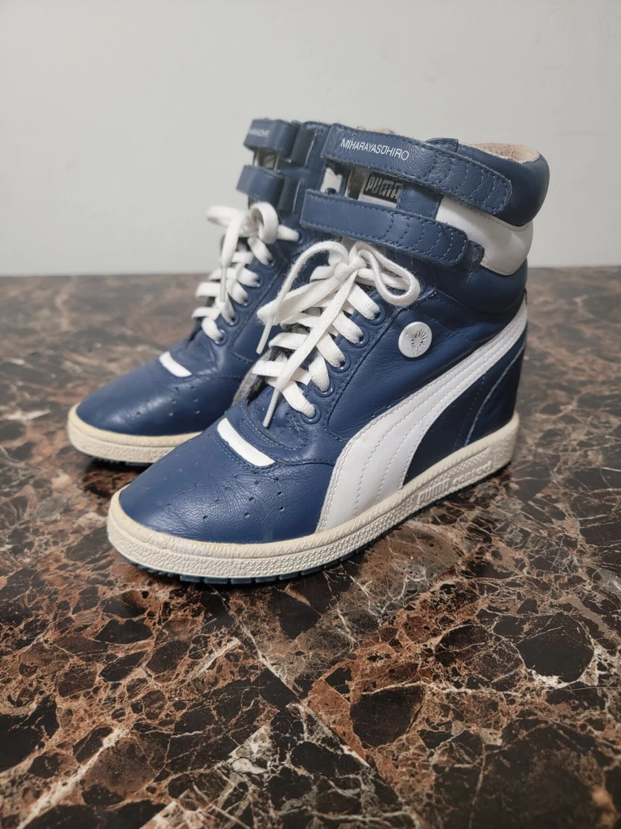 Doe het niet overal Bedenk Puma Sky Hi II Mihara Yasuhiro Hidden Wedge Sneakers Navy Blue Womens 6.5 |  eBay