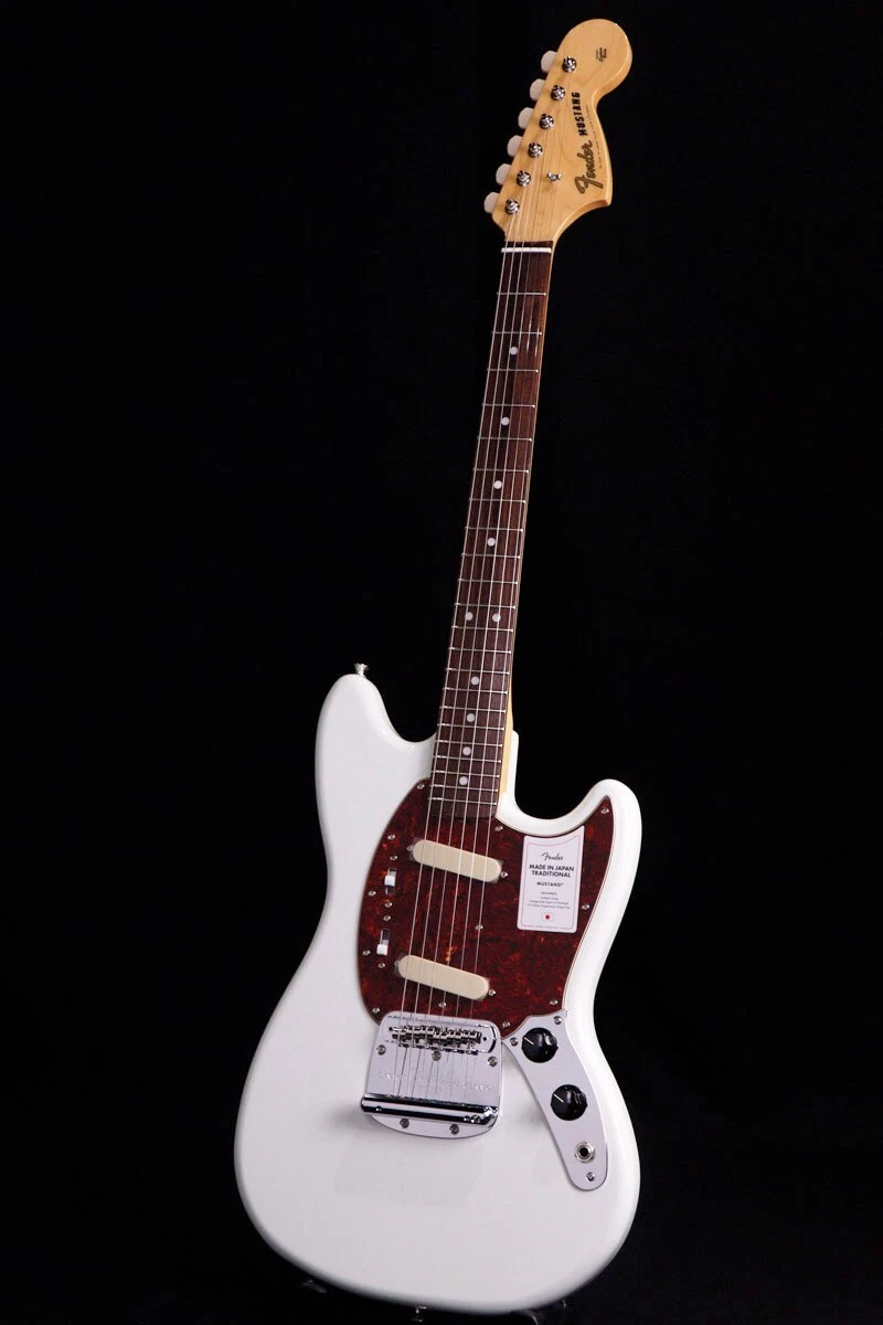 Fender / Made in Japan Traditional 60s Mustang Olympic White Electric Guitar