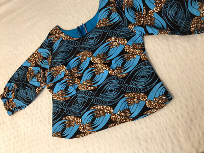 Schöne Sommer Ankara Bluse. Afrikanisches Print Damen Top. Chitenge Bluse 