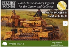 WW2V15010 - 15MM GERMAN PANZER III AUSF J,L,M,N PLASTIC SOLDIER   1/100  WW2
