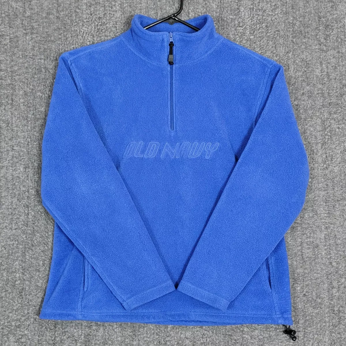 Navy blue top fleece sweater