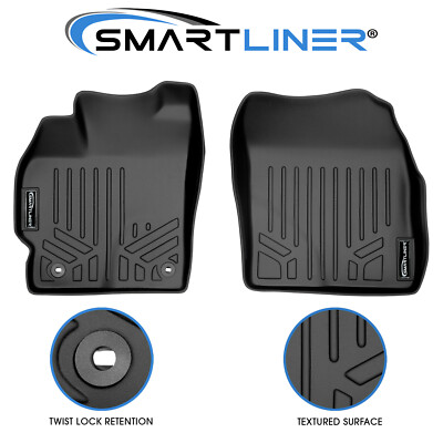 SMARTLINER Custom Fit Floor Mats 1st Row OEM 2012-2015 Prius | 2012-2017 Prius V