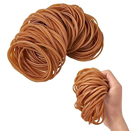 100 Pcs Large Rubber Bands Elastic Trash Can Bands for Office