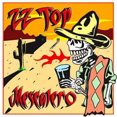 ZZ TOP Mescalero BANNER HUGE 4X4 Ft Fabric Poster Tapestry Flag album cover art