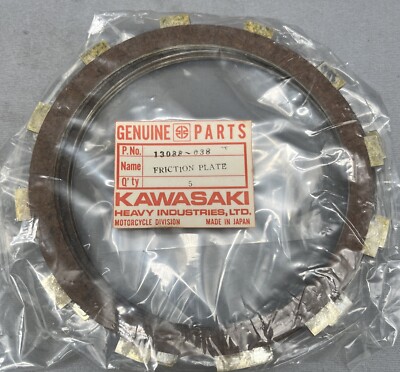 RR@2.72 Kawasaki NOS NEW 13088-038 Clutch Friction Plate F12MX KX KX450 KX400