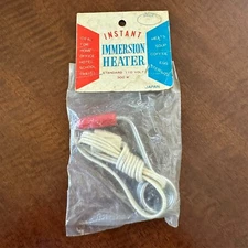 Vintage Instant Immersion Heater Heats Water Coffee Soup Liquids New Old Stock