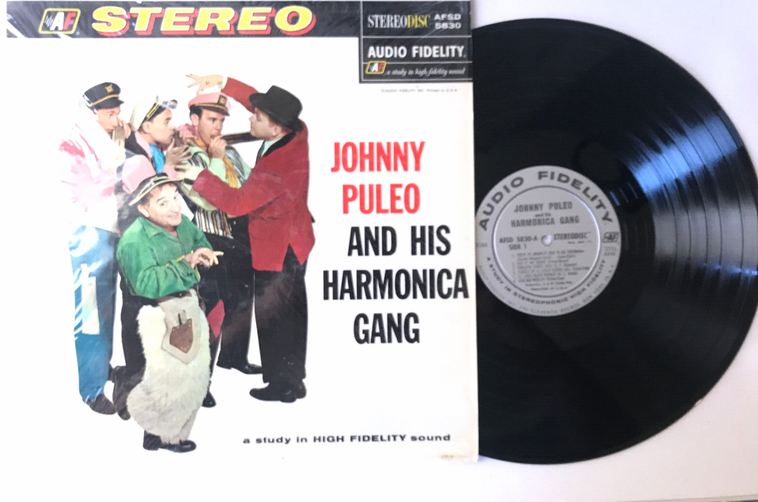 VINTAGE Johnny Puleo And His Harmonica Gang 33 RPM Vinyl HEAR SAMPLE! eBay