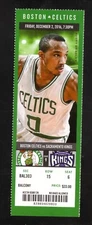 Boston Celtics Avery Bradley 2016 Balcony Ticket vs Sacramento Kings