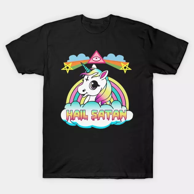 Hail Satan Unicorn T Shirt eBay