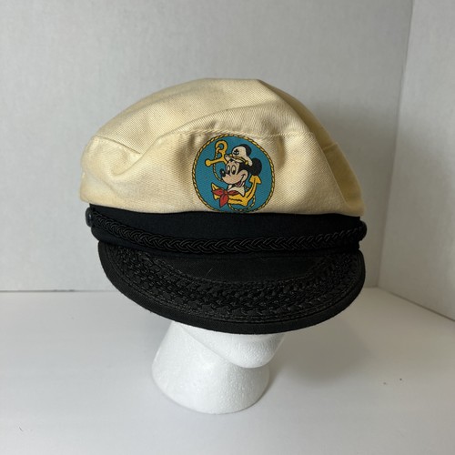 Vintage Captain Mickey Hat Sailor Cap 