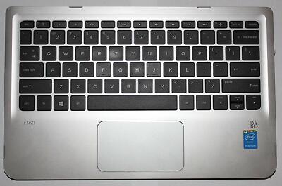New Genuine HP X360 310 G2 Tablet 11.6 Palmrest Touchpad Keyboard (U) 824136-001