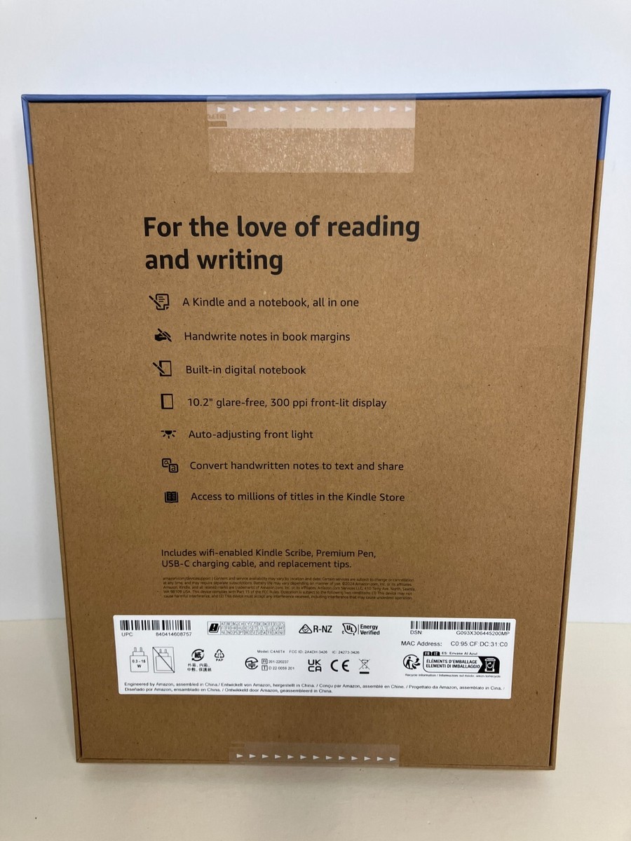 【新品未開封】Amazon Kindle Scribe Notebook16GB Amazon.com: Amazon Kindle Scribe (16GB) - Your notes, documents