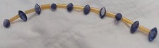 10 Blue Iolite Faceted Marquise Gemstone Beads Natural AAA 4mm x 8mm