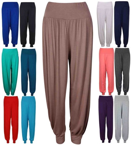 WOMENS LADIES TROUSERS ALI BABA LONG 