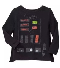 GAP JUNK FOOD STAR WARS DARTH VADER CAPE LONG SLEEVE SHIRT 2 2T NWT