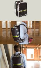 New Rule 5 Run Brown Ballistic Nylon Backpack Multi-function High-End MSRP 200