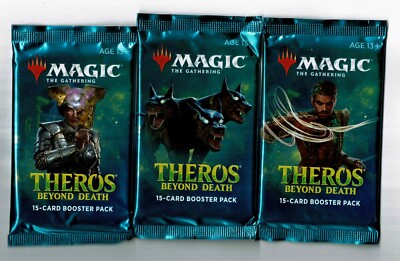MAGIC THE GATHERING  - THEROS BEYOND  DEATH  -5 -  PACK LOT   MTG   NICE  NEW