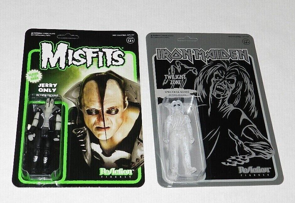 MISFITS & IRON MAIDEN TWILIGHT ZONE LOT OF 2 FIGURES NEW & SEALED