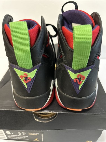 Nike Air Jordan Retro 7 Marvin The Martian GS Size 6Y 304774-029 Preowned - Picture 14 of 21