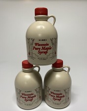 3 Quarts of 100 Organic Pure Wisconsin Maple Syrup Grade A Medium Amber
