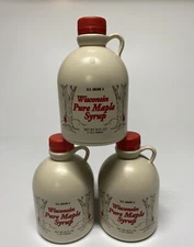3 Quarts of 100%🍁Organic & Pure🍁Wisconsin Maple Syrup Grade A Medium Amber