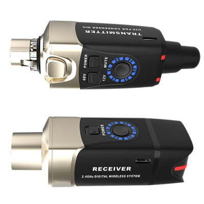 Xvive XV-U3C Condenser Microphone Digital Wireless System 2.4GHz ISM Worldwide