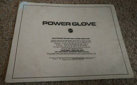 POWER GLOVE Program Guide INSTRUCTION MANUAL BOOK BOOKLET Nes Nintendo NO GLOVE