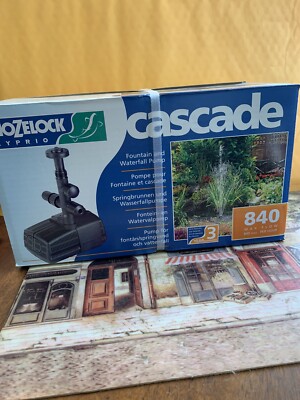 840GPH PUMP WOW GREAT PRICE/HOZELOCK CYPRIO BRAND NEW SEALED COMPLETE FOUNTAIN