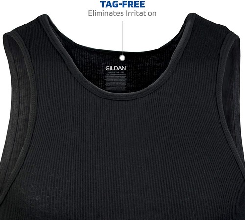 Gildan Men's A-Shirts Multipack - Picture 3 of 7