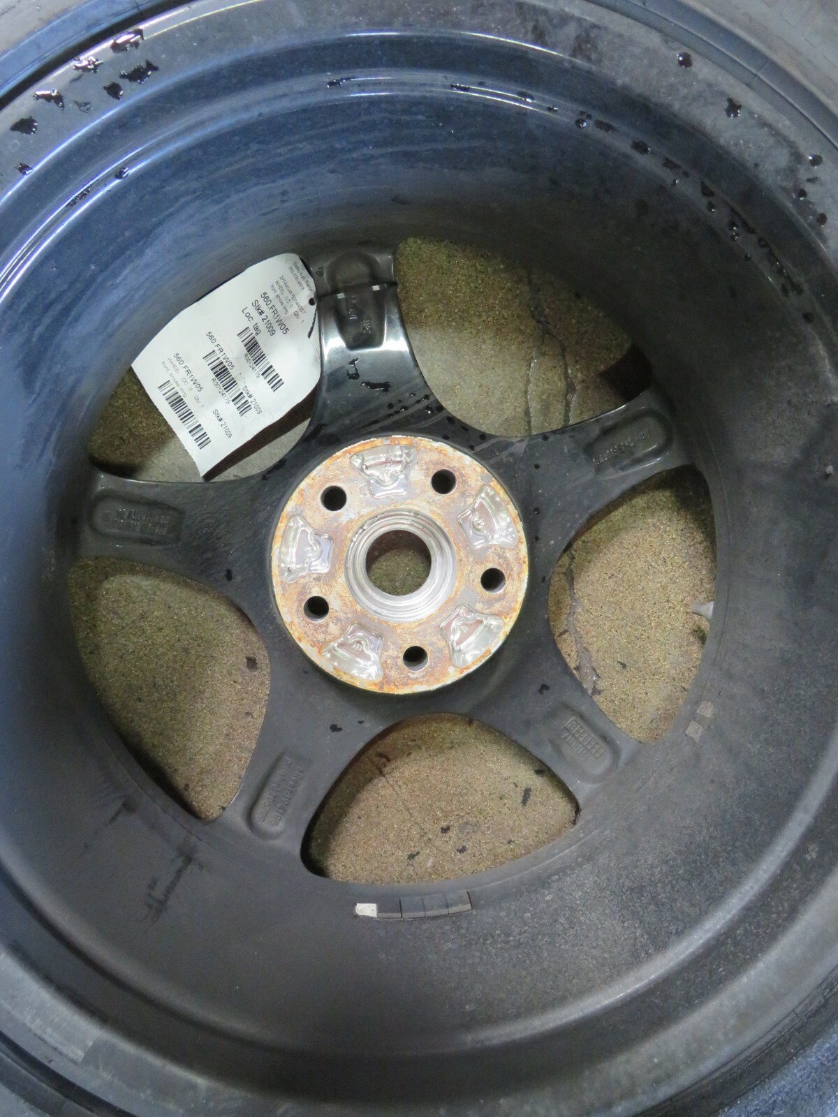 Ferrari 612 Scaglietti, Front Wheel, Used, Smoke Damage, P/N 194186