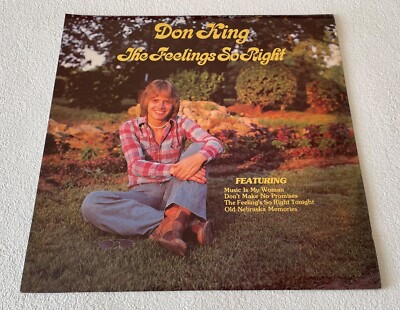 DON KING ~ THE FEELINGS SO RIGHT ~ 1978 UK 10-TRACK VINYL LP RECORD