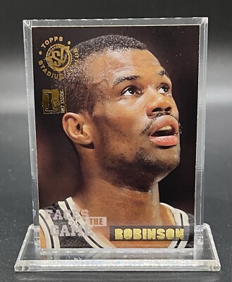 1994 Topps Stadium Club Faces of the Game 1st Day Issue David Robinson #354 SP
