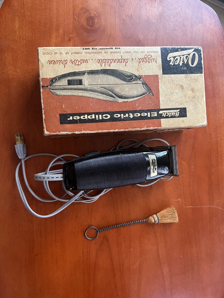 Rare Vintage Oster Butch Electric Hair Clipper Model 85 Original Box Made In USA - Image 3 of 3