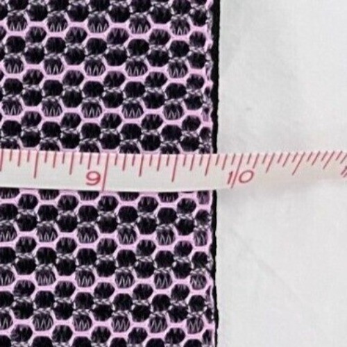Target Federtasche rosa und schwarz Nylon Netz Reißverschluss verstärkte Ordnerlöcher - Bild 7 von 8