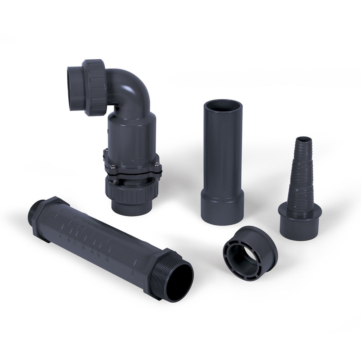 100ft Self-Sinking Pond Aeration Hose - U215c" Weighted Tubing (4 Copper Menders 8 Clamps