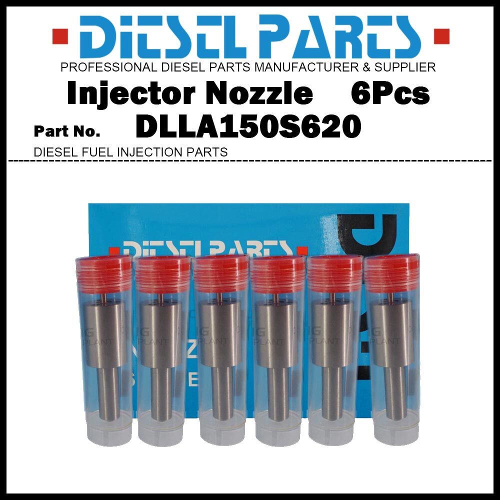 6x Injector Nozzle 3638954M1 DLLA150S620 for Massey Ferguson 3670