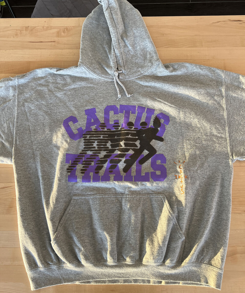 Authentic Travis Scott Cactus Trails Hoodie Grey Size Large Authentic Travis Scott Cactus Trails Hoodie Grey Size Large