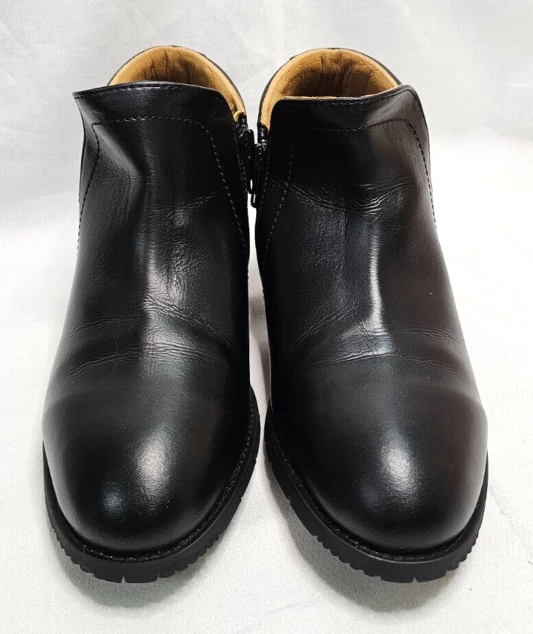 Xena Work Boots Omega EH Work Black Steel Toe Heels Women's Size 8.5W EU 39 - Image 2 of 4