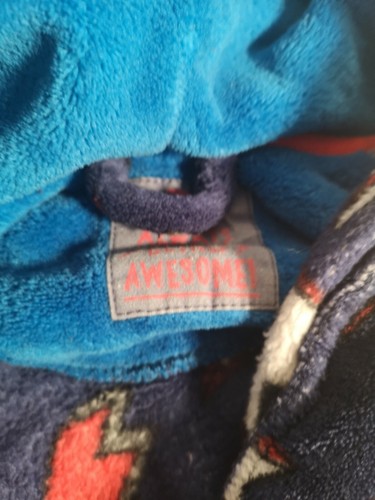 TU Blue Star Design Dressing Gown - Size 3-4 Years (753g) - 第 3/5 張圖片