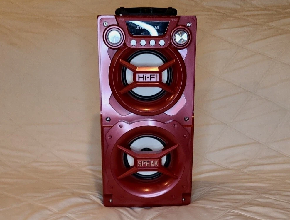 Sylvania portable best sale speaker
