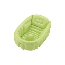 21322 Richell Fluffy Baby Bath W Green Newborn to 3 Months JAPAN Bath Tubs