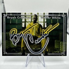 Bryan Cranston Signed Breaking Bad Walter White Custom Trading Card JSA  G2U