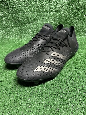 Adidas PREDATOR Freak.1 FG Men s Size 11.5 Core Black Soccer Boots FY6265