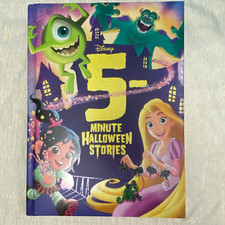 Disney Halloween 5-Minute Stories Book 188 Pages Age 3 Tangled Monsters Inc.