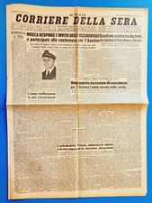 CORRIERE DELLA SERA 26 MAI 1953 PUBLICITÉ CYNAR-DISASTRE PORTA NUOVA VÉRONE