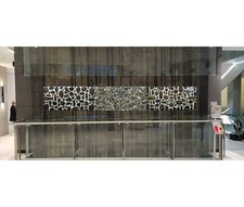 01000. Australian Boulder Opal Wall Panels, One Panel with Rough Opal and Two