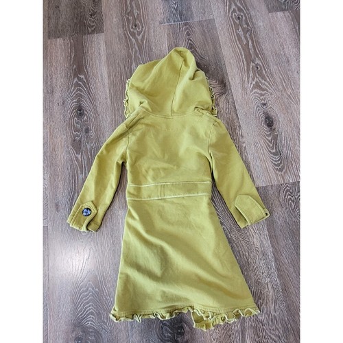 Matilda Jane Girls 6 Green Top Cardigan Long Sleeve Belt Ruffle Open Tie #5 - Picture 2 of 4