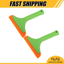TWO Window Mirror Car Windshield Squeegee Water Blade Water Wiper Universal 